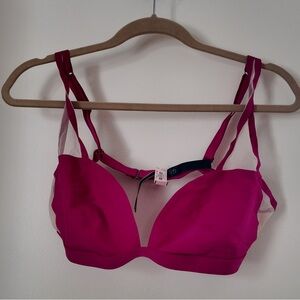 Victoria’s Secret Pink Bra – Size XL – Mesh & Hot Pink – NWT